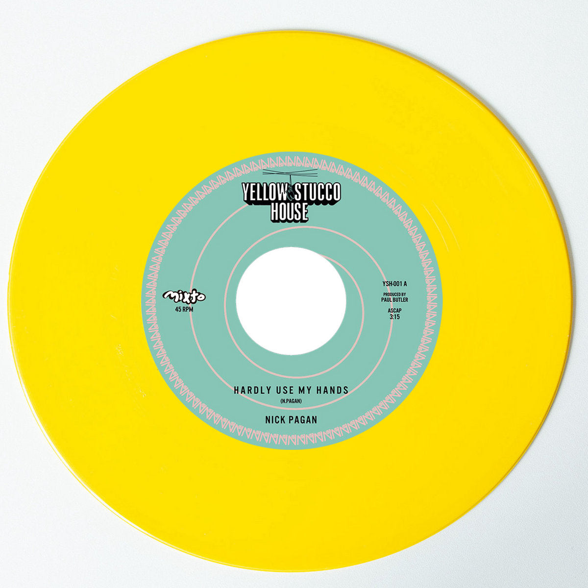 NICK PAGAN - HARDLY USE MY HANDS b/w IN A CAVE Vinyl 7"