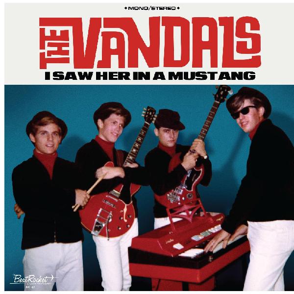 VANDALS, THE - I SAW HER IN A MUSTANG (Ford Blue Vinyl) LP