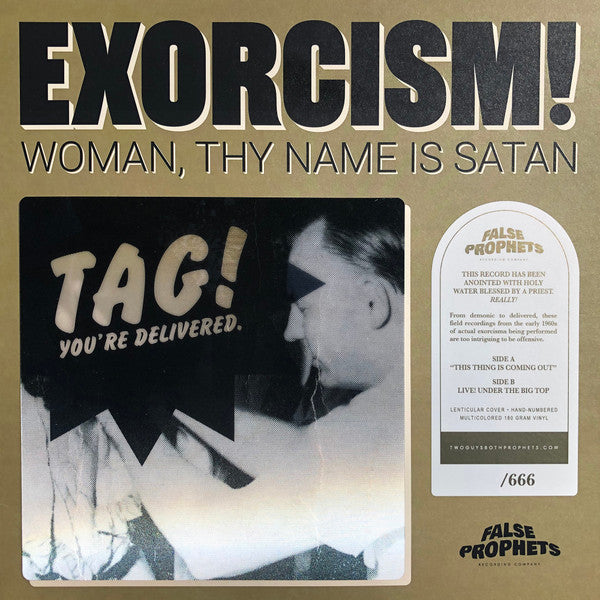 UNKNOWN ARTIST - EXORCISM! WOMAN, THY NAME IS SATAN Vinyl LP