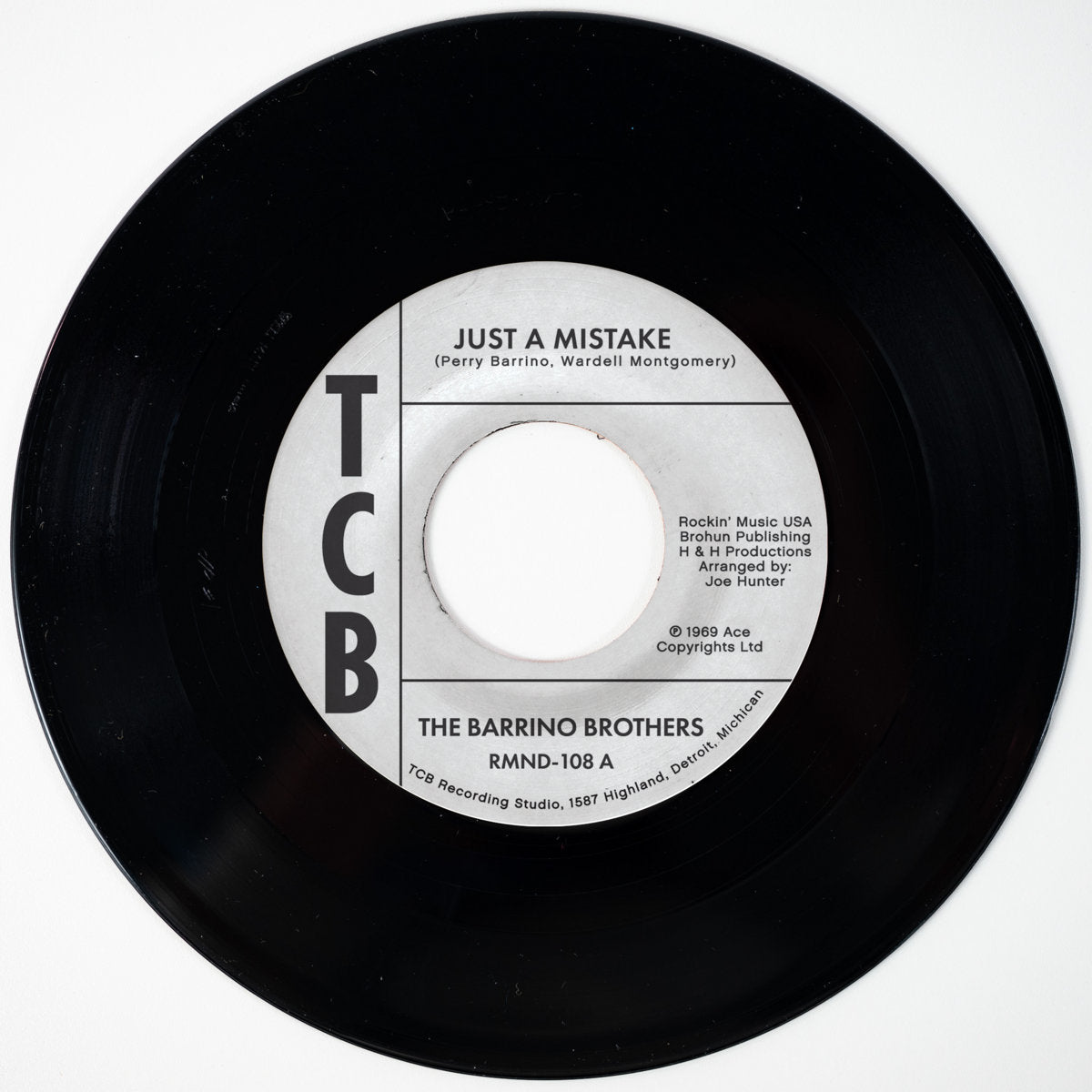 THE BARRINO BROTHERS - JUST A MISTAKE b/w I'LL TAKE MY FLOWERS RIGHT NOW