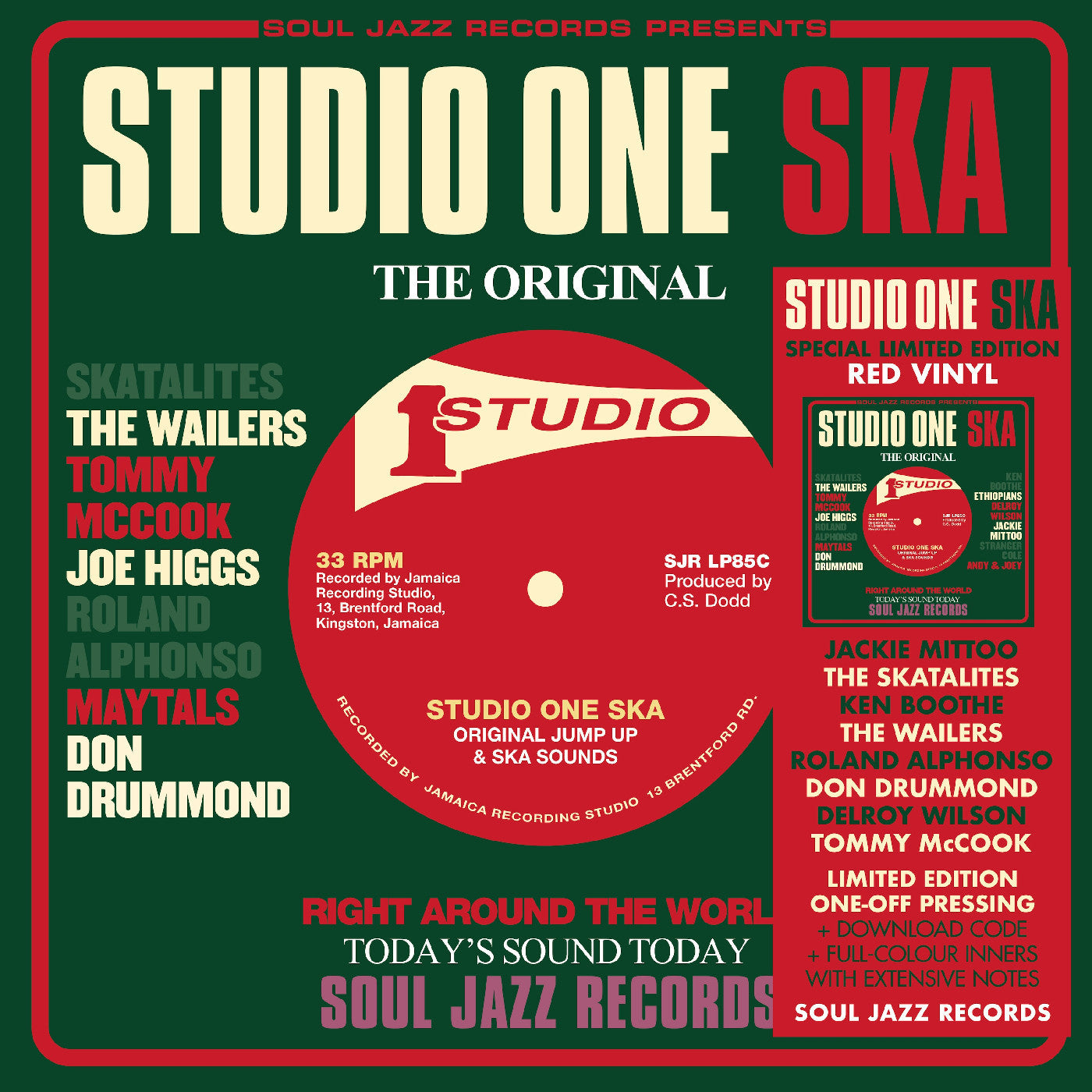 SOUL JAZZ RECORDS PRESENTS - STUDIO ONE SKA