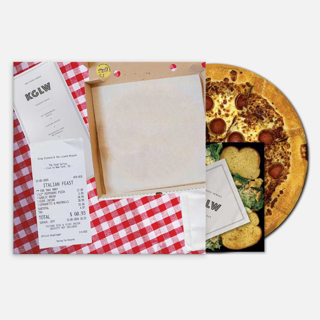 KING GIZZARD AND THE LIZARD WIZARD - THE FOOD SERIES: LIVE IN NEW YORK '25