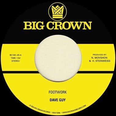 DAVE GUY - FOOTWORK Vinyl 7"