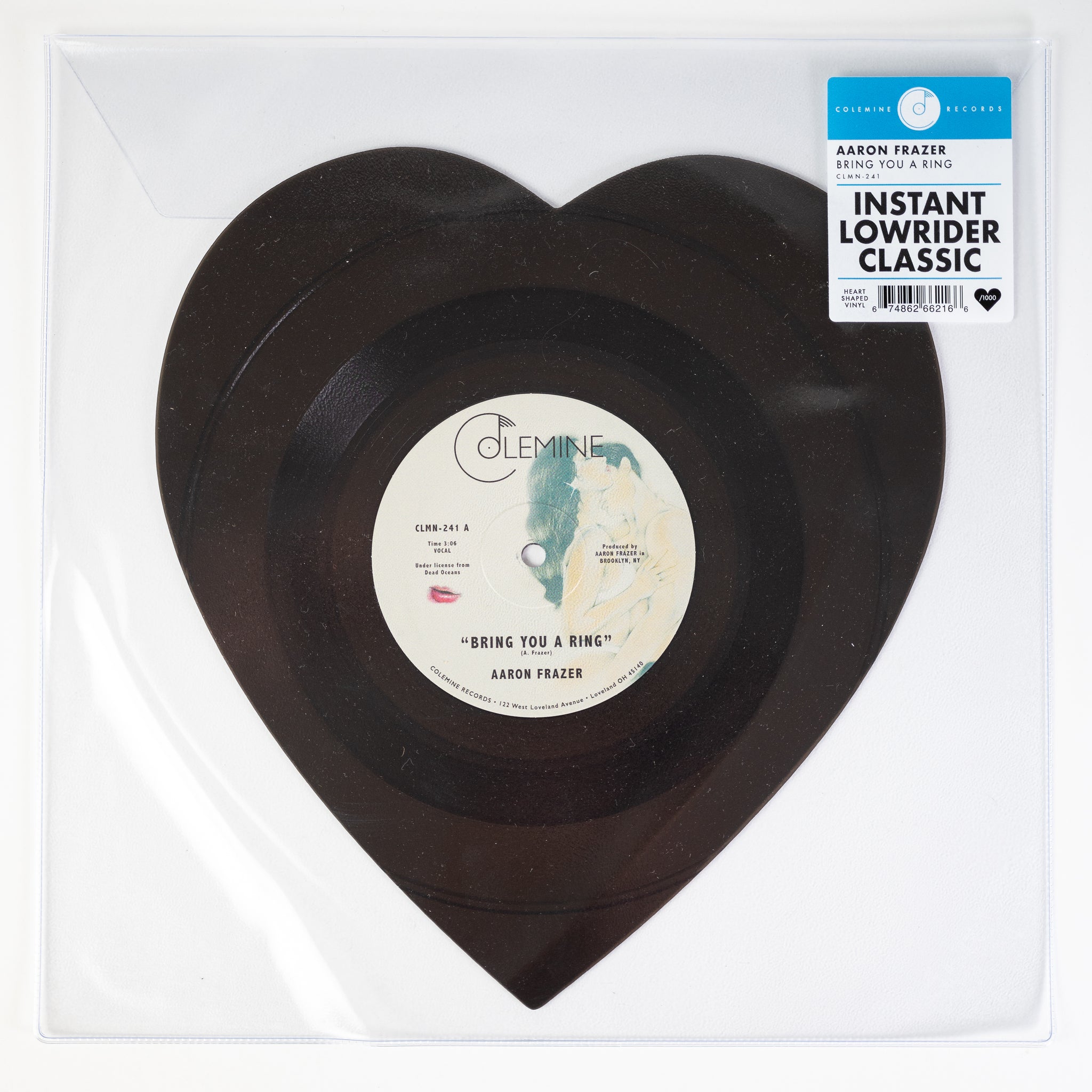 PRE-ORDER: AARON FRAZER - BRING YOU A RING / YOU DON'T WANNA BE MY BABY 7"