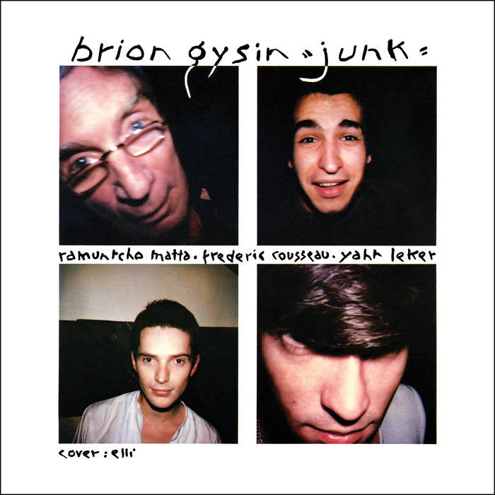 BRION GYSIN - JUNK Vinyl LP