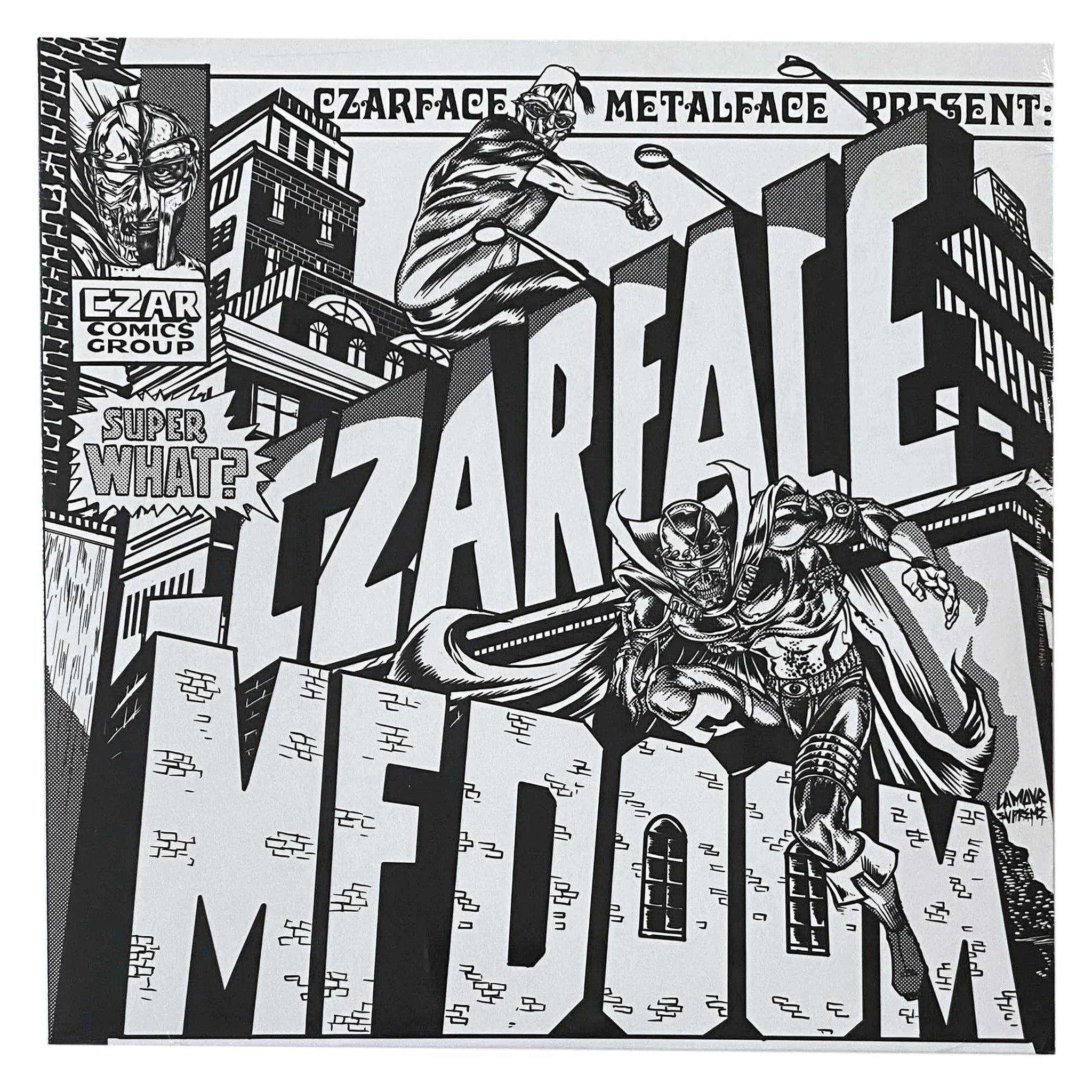 CZARFACE & MF DOOM - SUPER WHAT? (Black & White Edition) Vinyl LP