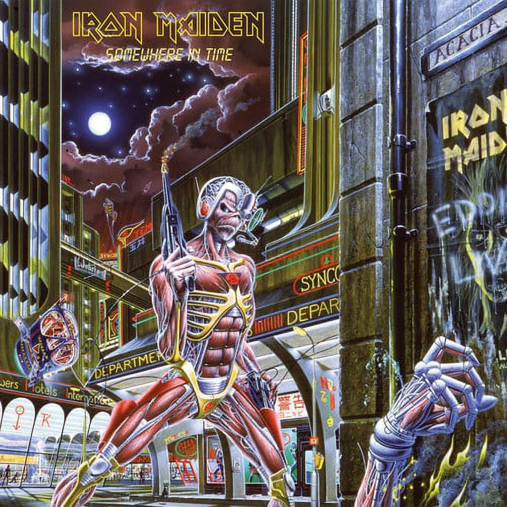 IRON MAIDEN - SOMEWHERE IN TIME Vinyl LP