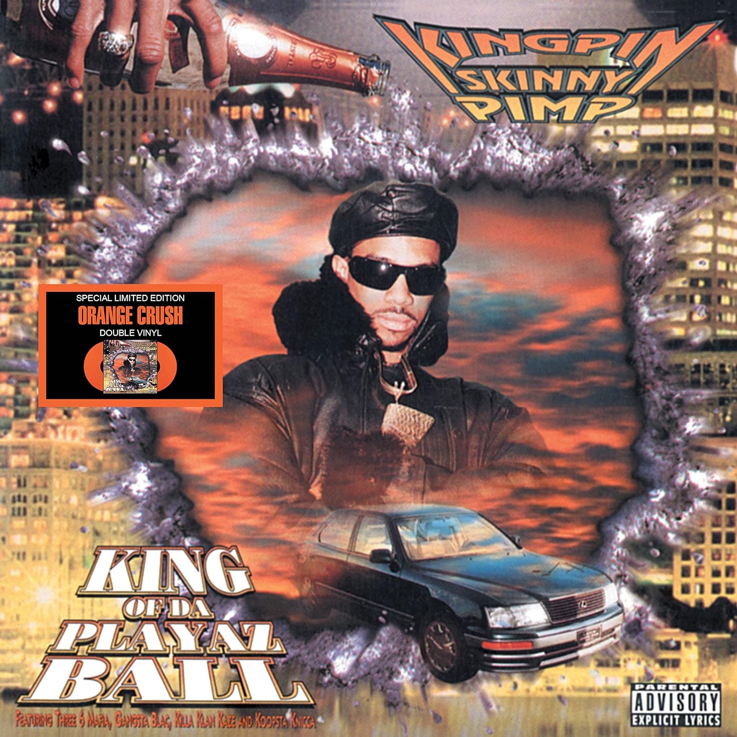 KINGPIN SKINNY PIMP - KING OF DA PLAYAZ BALL Vinyl 2xLP