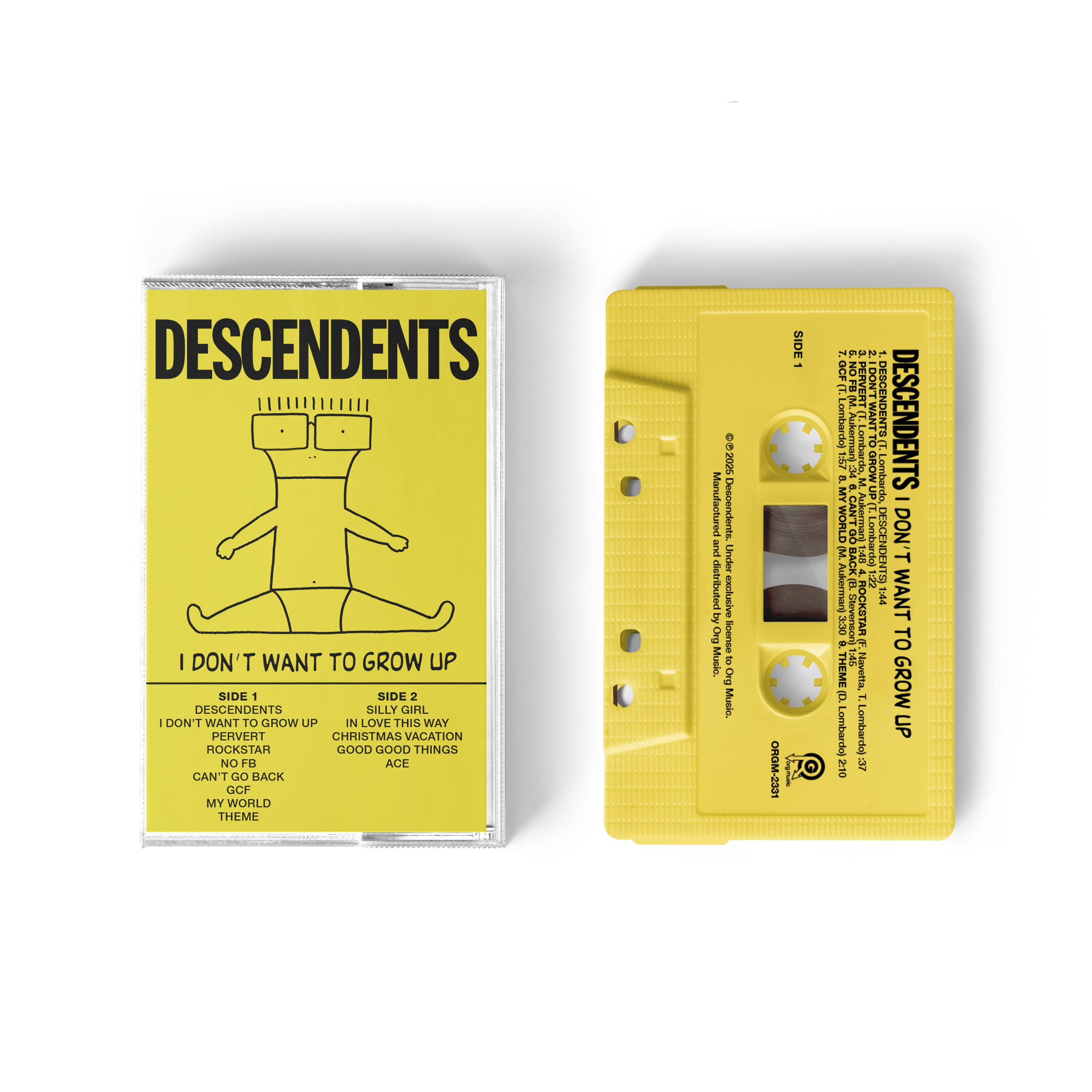 PRE-ORDER: DESCENDENTS - I DON'T WANT TO GROW UP Going Underground Exclusive Bubblegum Vinyl LP