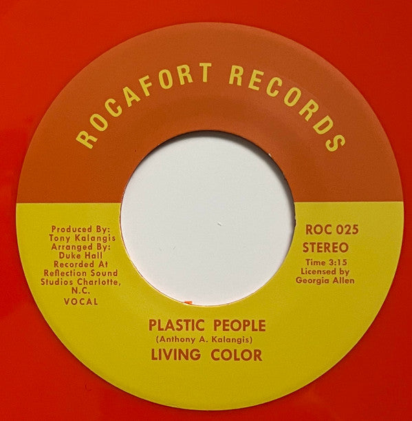 LIVING COLOR - PLASTIC PEOPLE Vinyl 7"