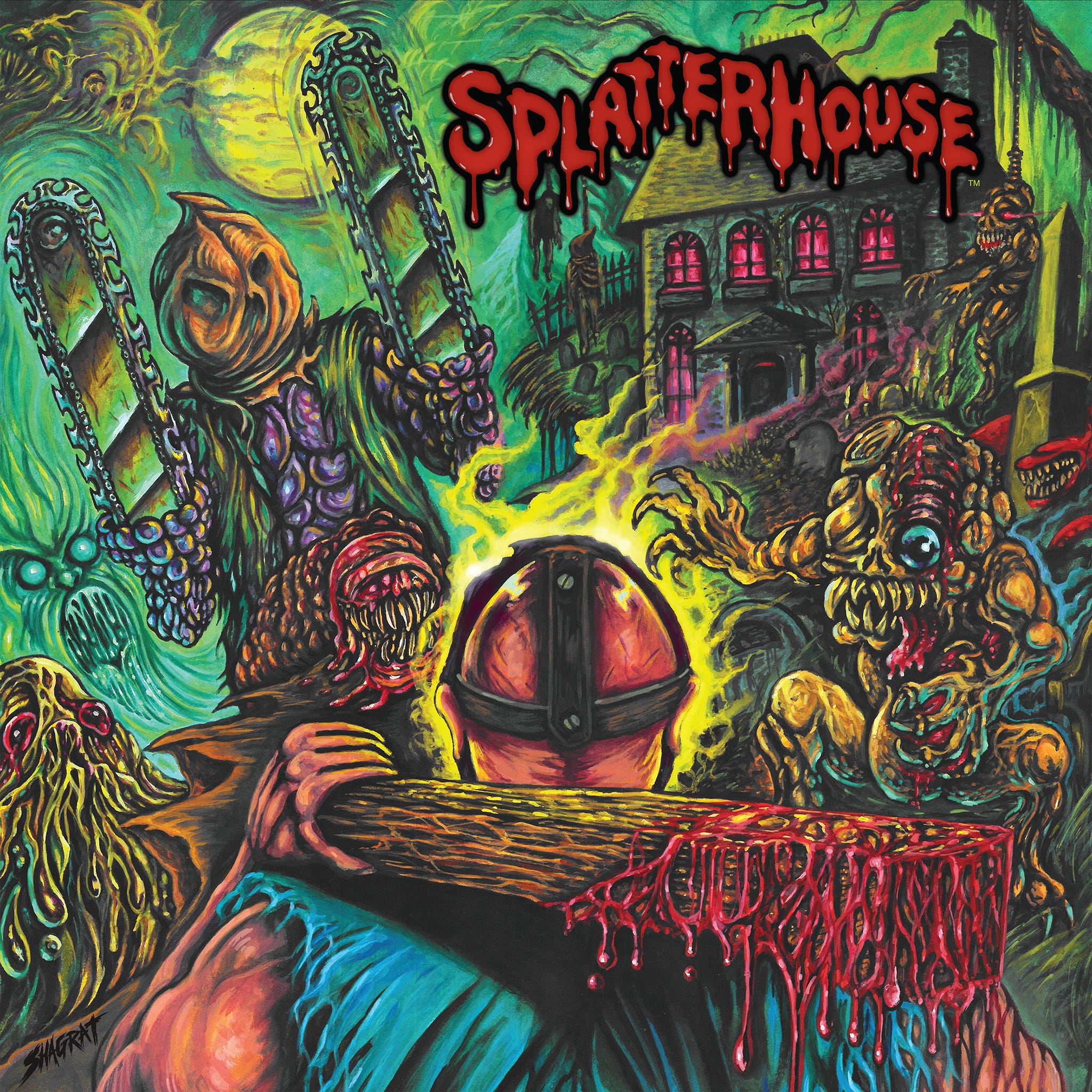 YOSHINORI KAWAMOTO & KATSURO TAJIMA - SPLATTERHOUSE SOUNDTRACK Vinyl LP