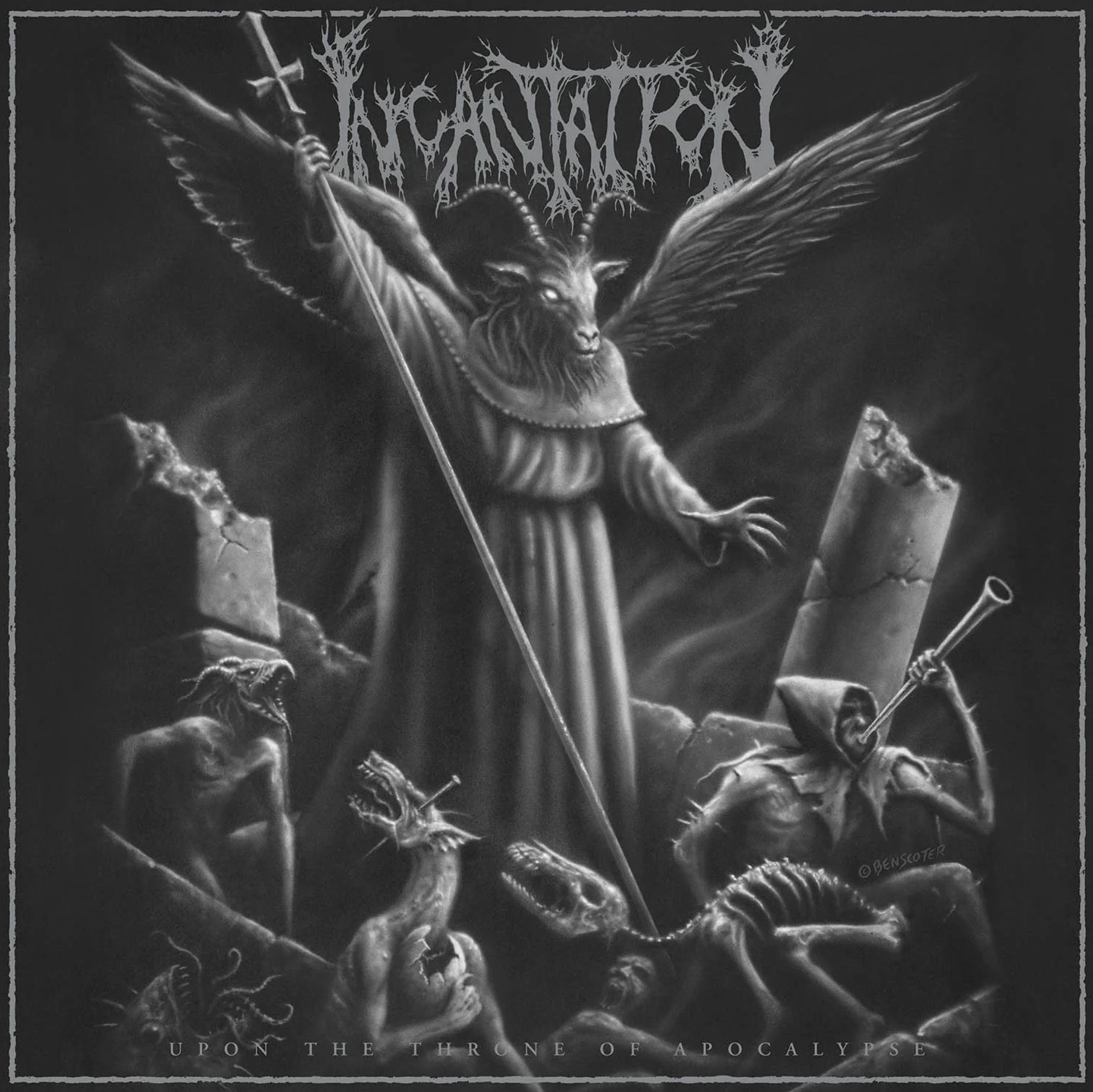 INCANTATION - UPON THE THRONE OF APOCALYPSE Vinyl LP