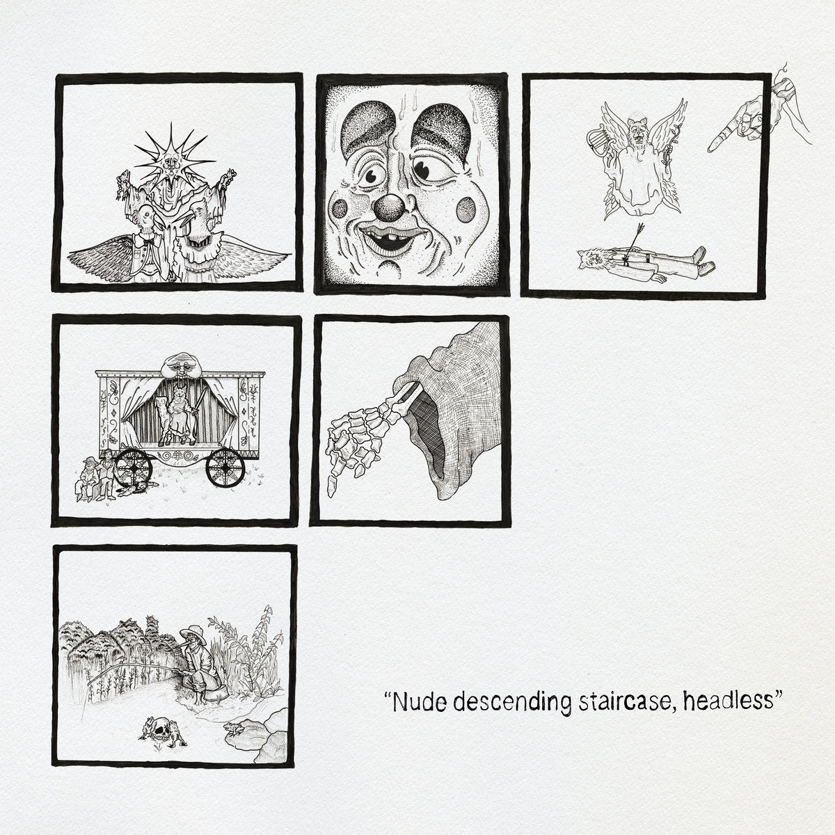 TEEN SUICIDE - NUDE DESCENDING STAIRCASE, HEADLESS