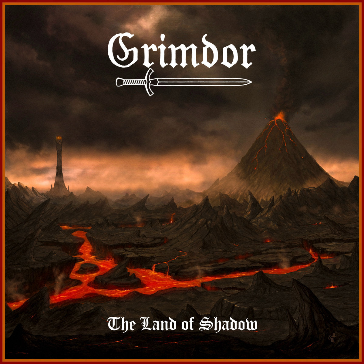 GRIMDOR - THE LAND OF SHADOW Cassette Tape