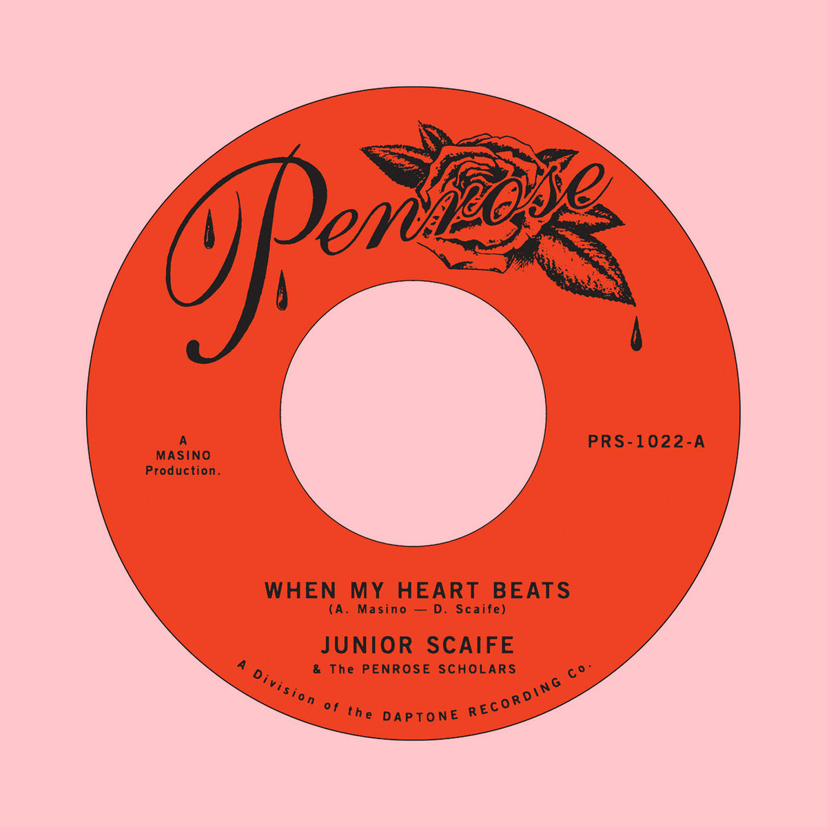 JUNIOR SCAIFE - WHEN MY HEART BEATS b/w MOMENT TO MOMENT Vinyl 7"