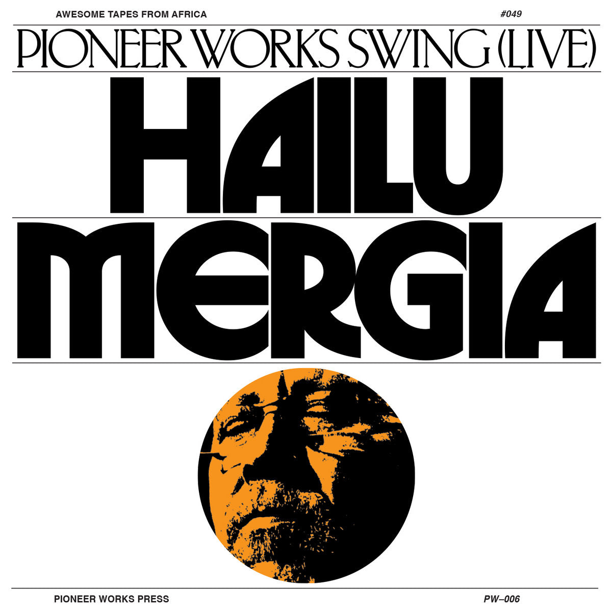 HAILU MERGIA - PIONEER WORKS SWING (LIVE) Vinyl LP