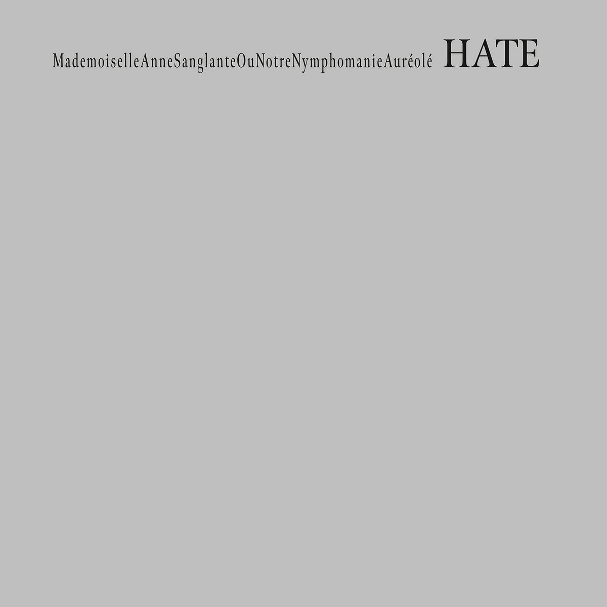 MASONNA - HATE Vinyl 2xLP