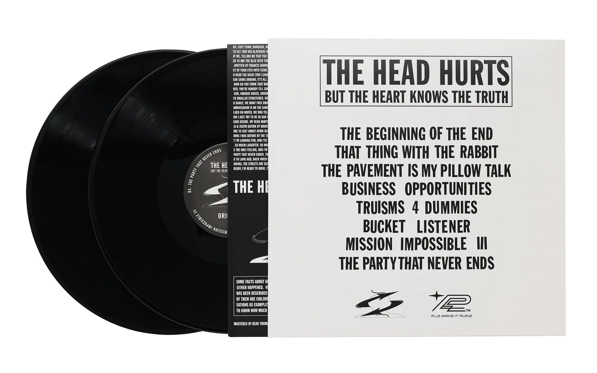 HEADACHE - THE HEAD HURTS BUT THE HEART KNOWS THE TRUTH Vinyl 2xLP