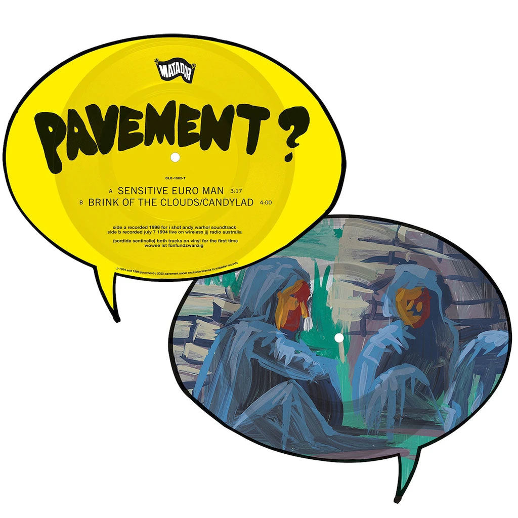 PAVEMENT - SENSITIVE EURO MAN Shaped Picture Disc