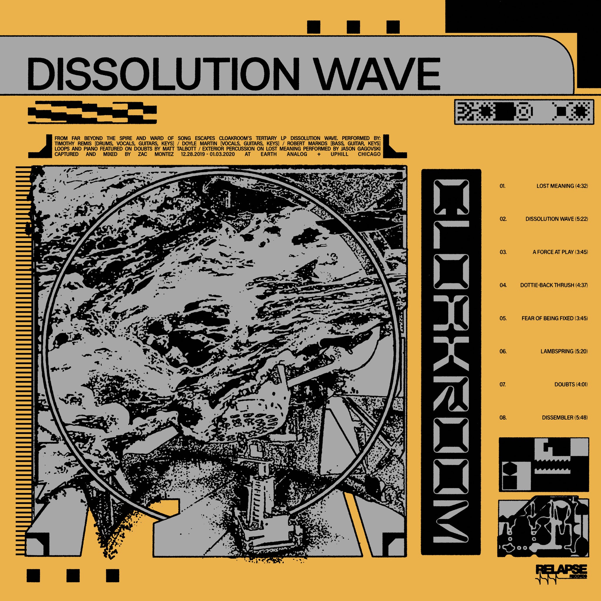 CLOAKROOM - DISSOLUTION WAVE Vinyl LP