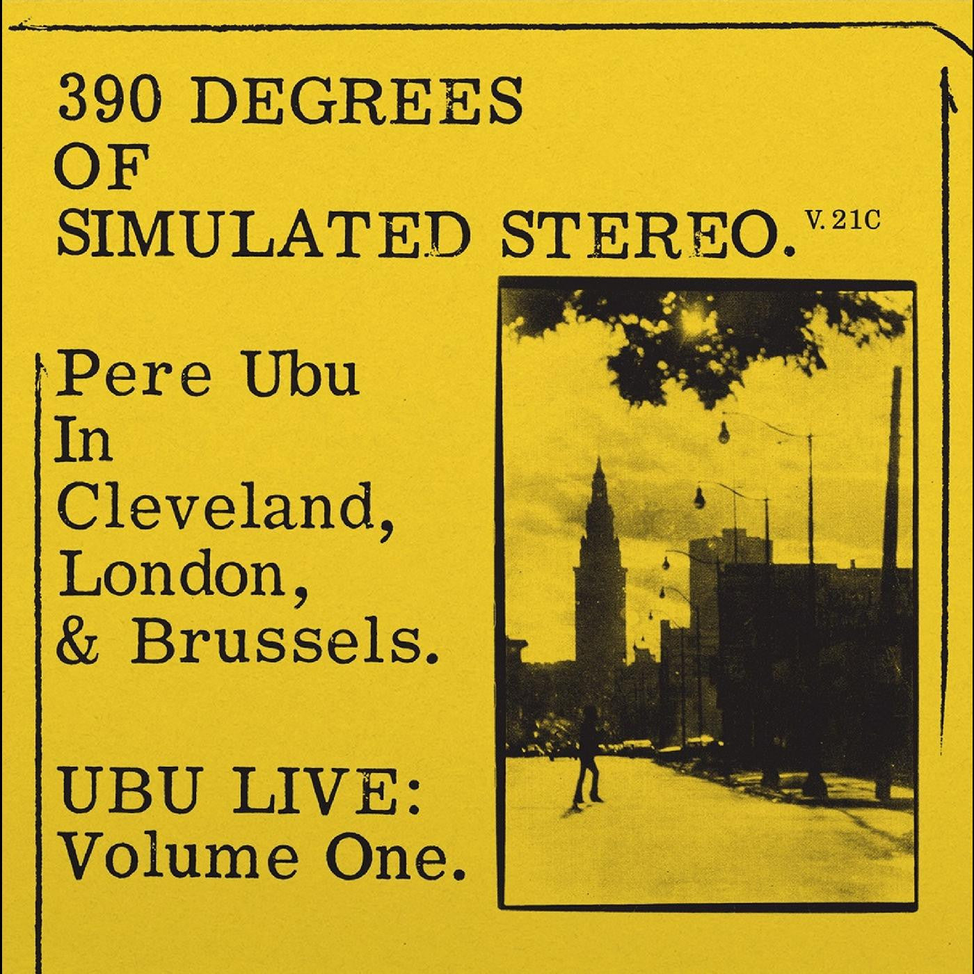 PERE UBU - 390 OF SIMULATED STEREO V2.1 Vinyl LP