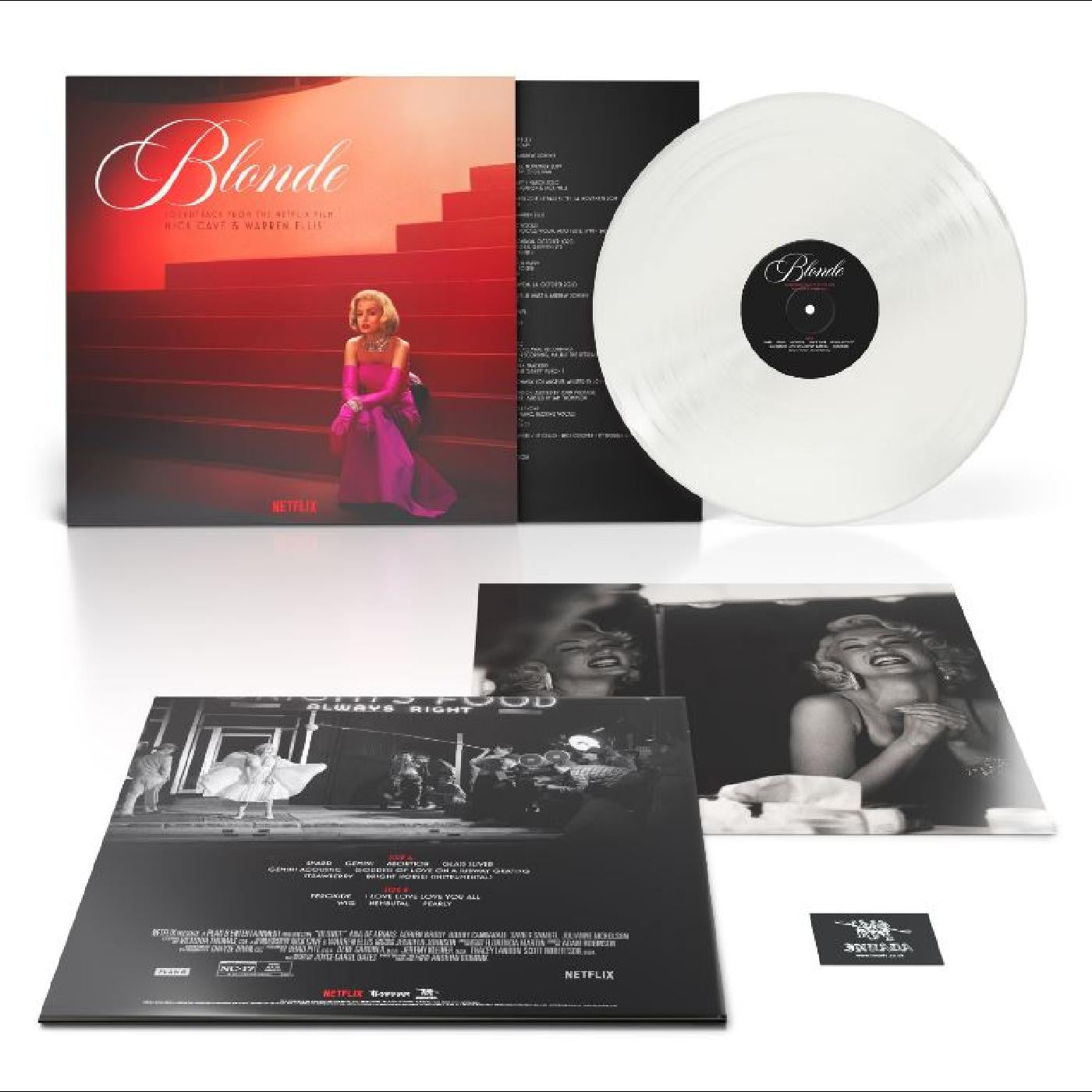 NICK CAVE & WARREN ELLIS - BLONDE: ORIGINAL SOUNDTRACK White Vinyl LP