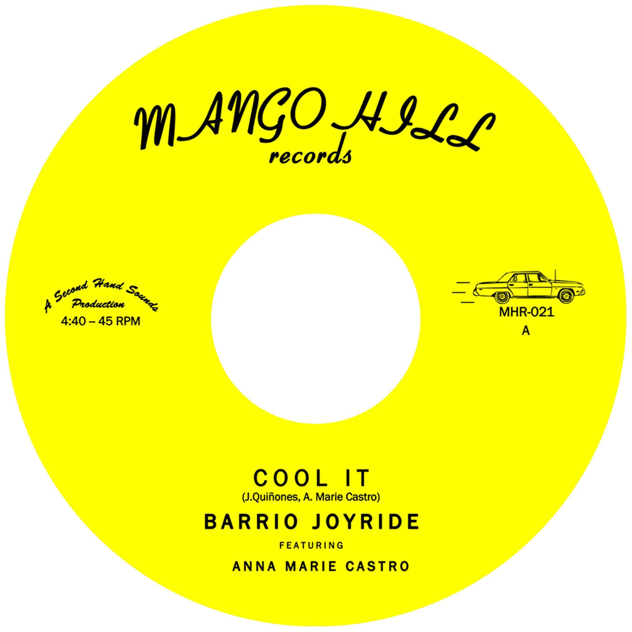 BARRIO JOYRIDE - COOL IT Vinyl 7"