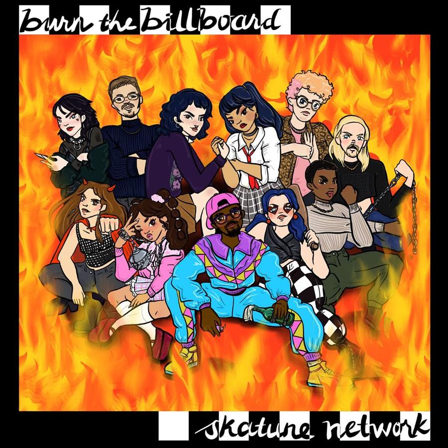 SKATUNE NETWORK - BURN THE BILLBOARD Vinyl LP