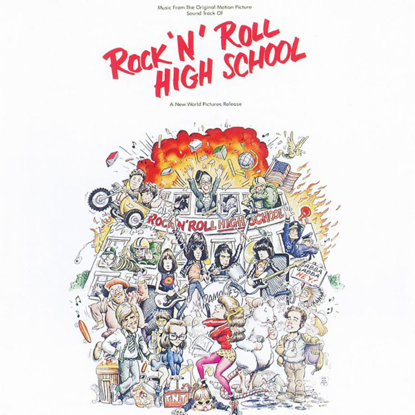 V/A - ROCK N ROLL HIGH SCHOOL OST (Fire-Colored Vinyl) LP