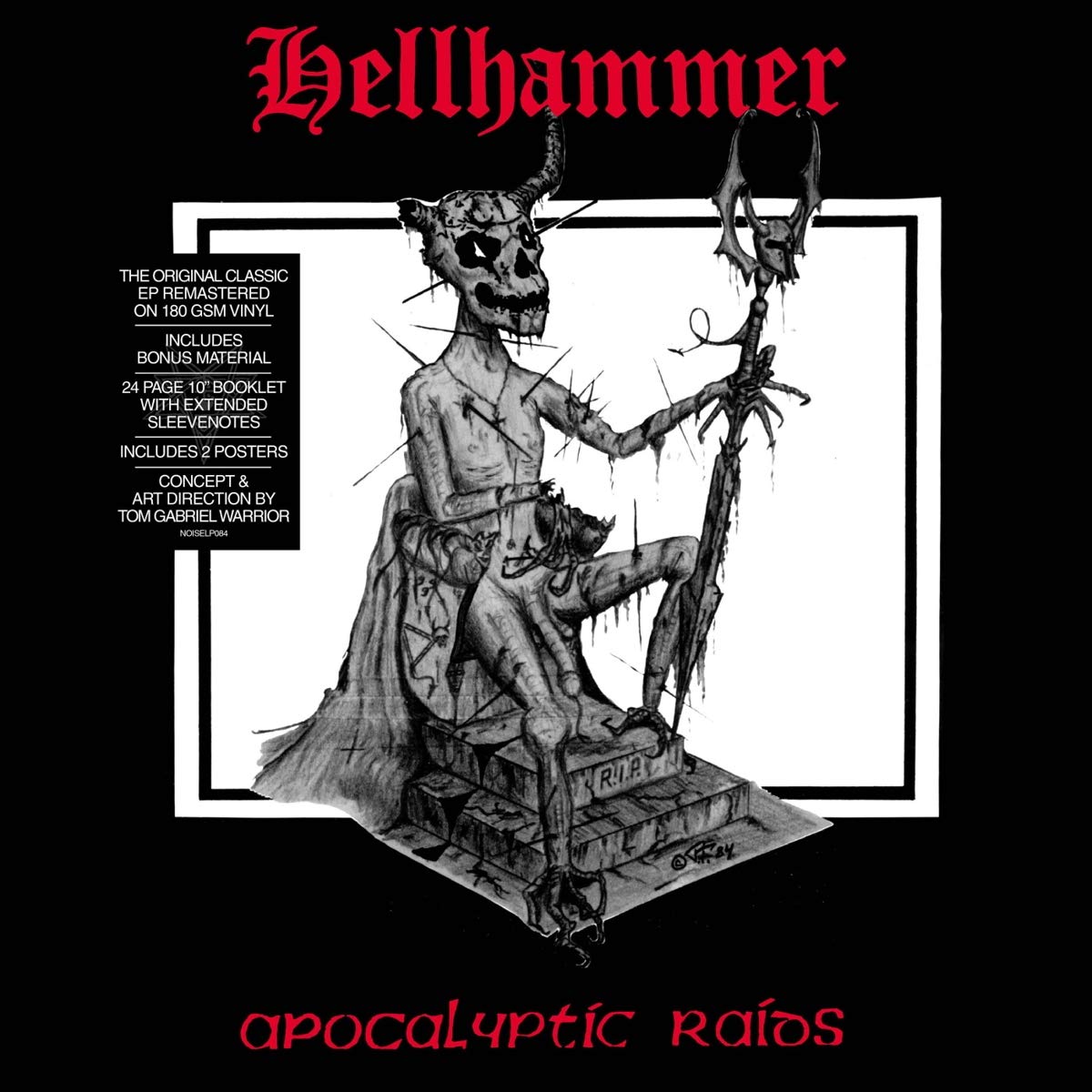 HELLHAMMER - APOCALYPTIC RAIDS Vinyl LP
