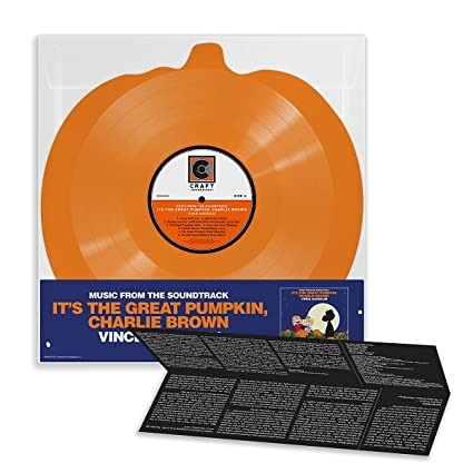VINCE GUARALDI - IT'S THE GREAT PUMPKIN CHARLIE BROWN (Shaped Orange Vinyl) 12"