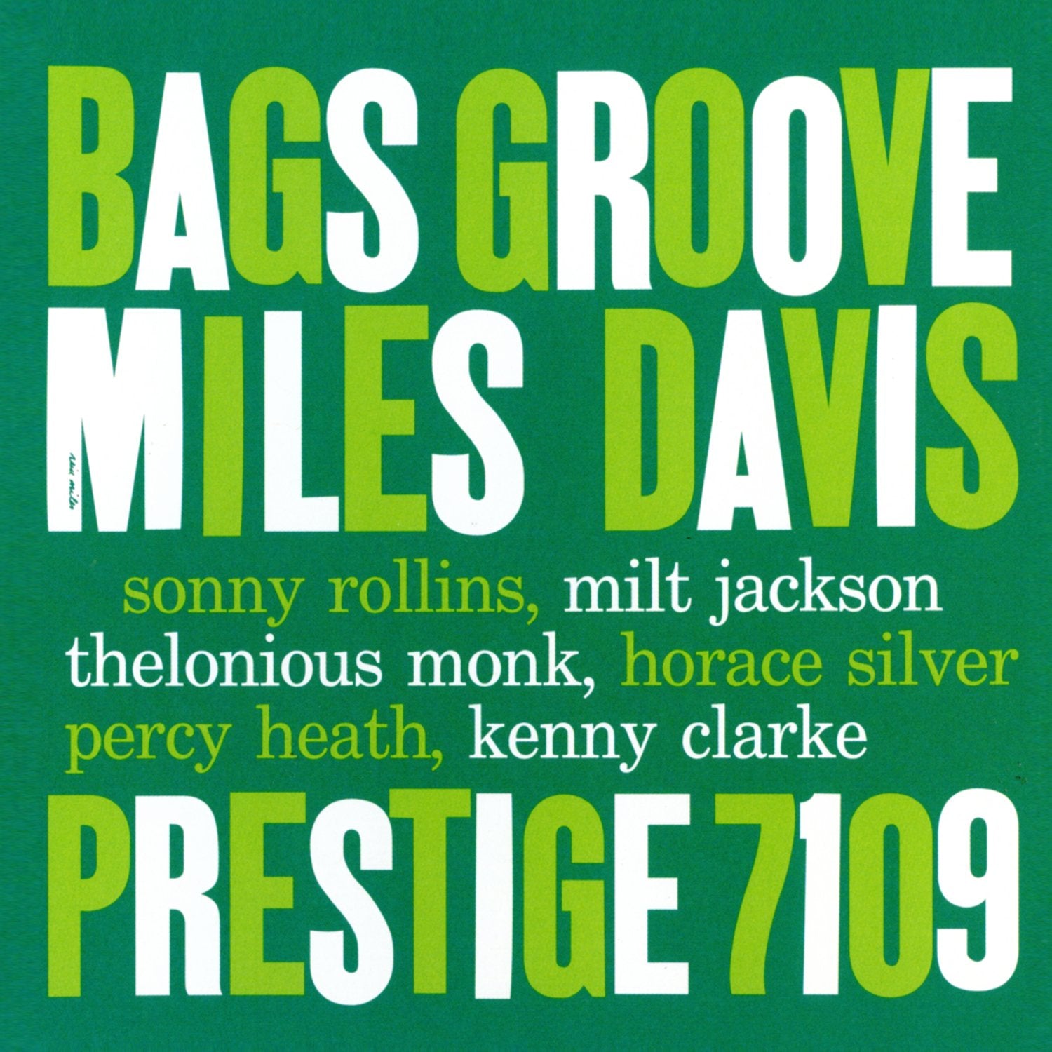 MILES DAVIS - BAGS GROOVE Vinyl LP