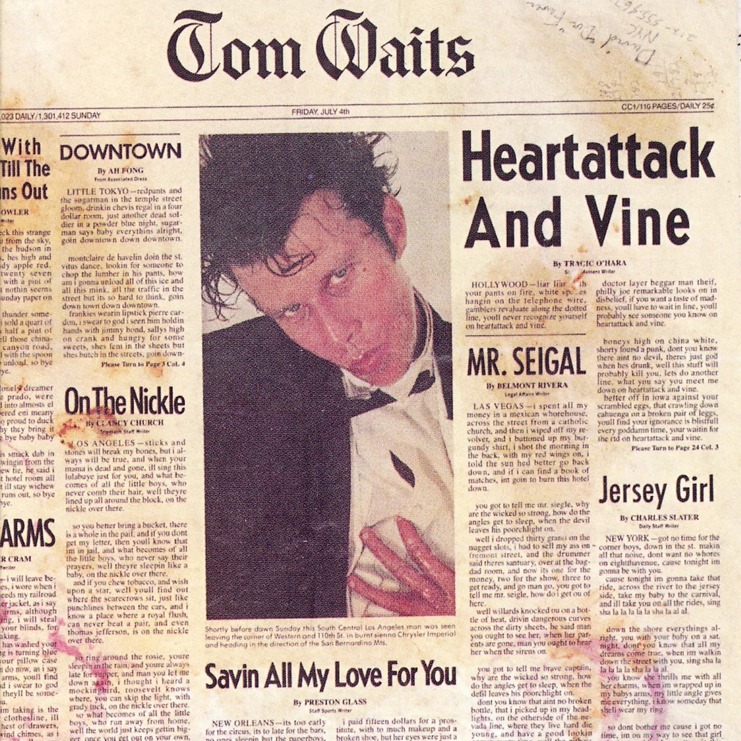 TOM WAITS - HEARTATTACK AND VINE Vinyl LP