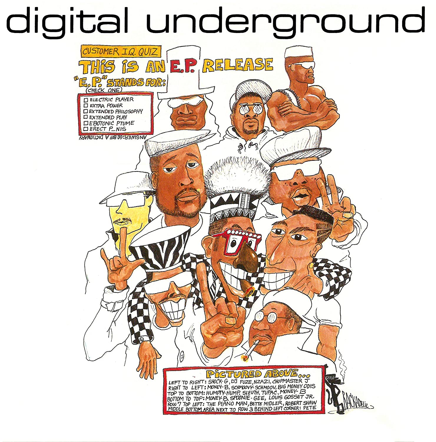 DIGITAL UNDERGROUND - THIS IS AN EP RELEASE Vinyl 12" EP