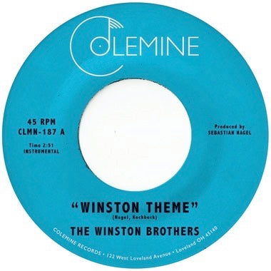 WINSTON BROTHERS - WINSTON THEME (Orange Vinyl) 7"