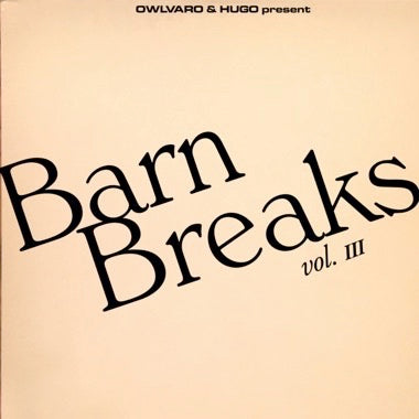 KHRUANGBIN - BARN BREAKS VOL. 3 Vinyl 7"