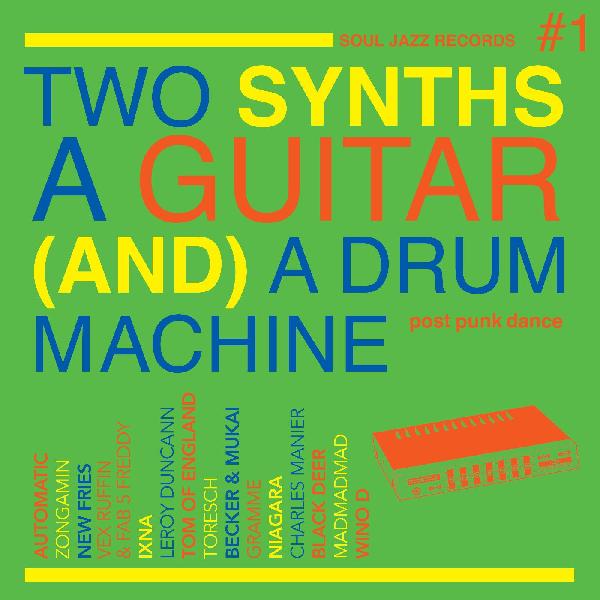 V/A - TWO SYNTHS A GUITAR (AND) A DRUM MACHINE Vinyl 2xLP