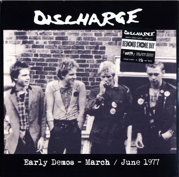 DISCHARGE - EARLY DEMOS MARCH / JUNE 1977 Vinyl LP
