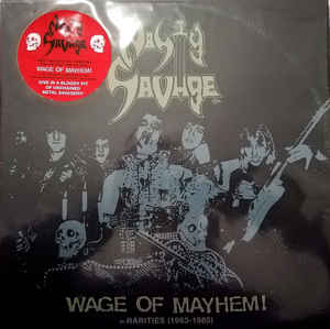 NASTY SAVAGE - WAGE OF MAYHEM! Vinyl LP