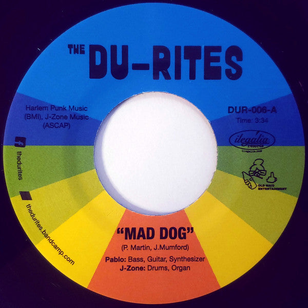 THE DU-RITES - MAD DOG 7"