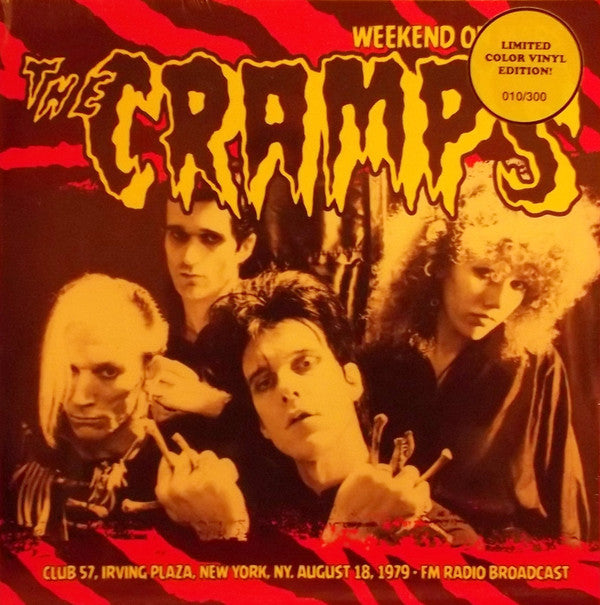 THE CRAMPS - CLUB 57 IRVING PLAZA NEW YORK Vinyl LP