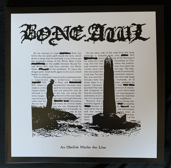BONE AWL - AN OBELISK MARKS THE LINE Vinyl LP
