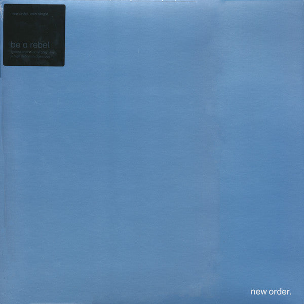 NEW ORDER - BE A REBEL (Grey Vinyl) 12"