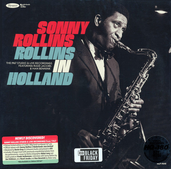 SONNY ROLLINS - ROLLINS IN HOLLAND Vinyl 3xLP