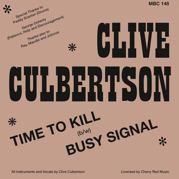 CLIVE CULBERTSON - TIME TO KILL Vinyl 7"