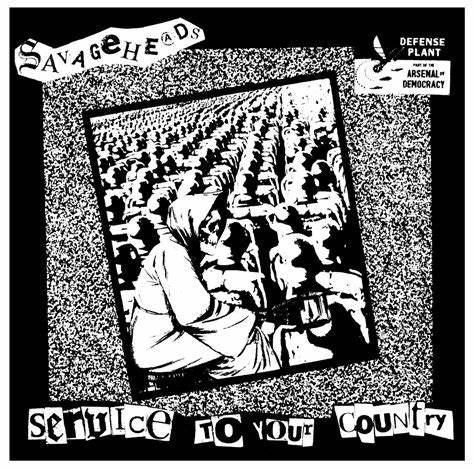SAVAGEHEADS - SERVICE TO YOUR COUNTRY Vinyl LP