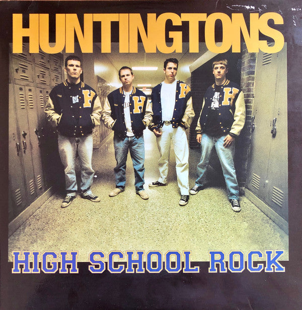 HUNTINGTONS - HIGH SCHOOL ROCK (Yellow Vinyl) LP