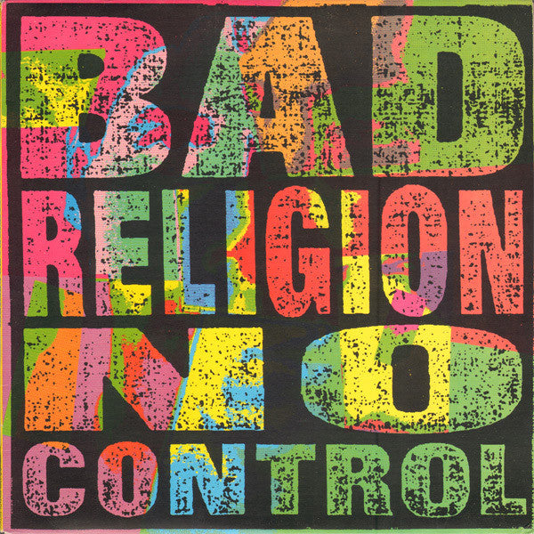 BAD RELIGION - NO CONTROL Vinyl LP