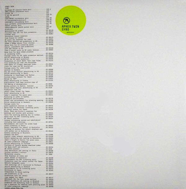 APHEX TWIN - SYRO