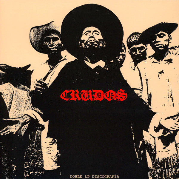 LOS CRUDOS - DOBLE LP DISCOGRAFIA Vinyl 2xLP
